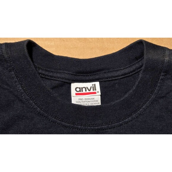 Vintage Velvet Revolver Shirt Y2K 2004 Anvil Red Bar Black Mens L Slash Weiland - Picture 9 of 11